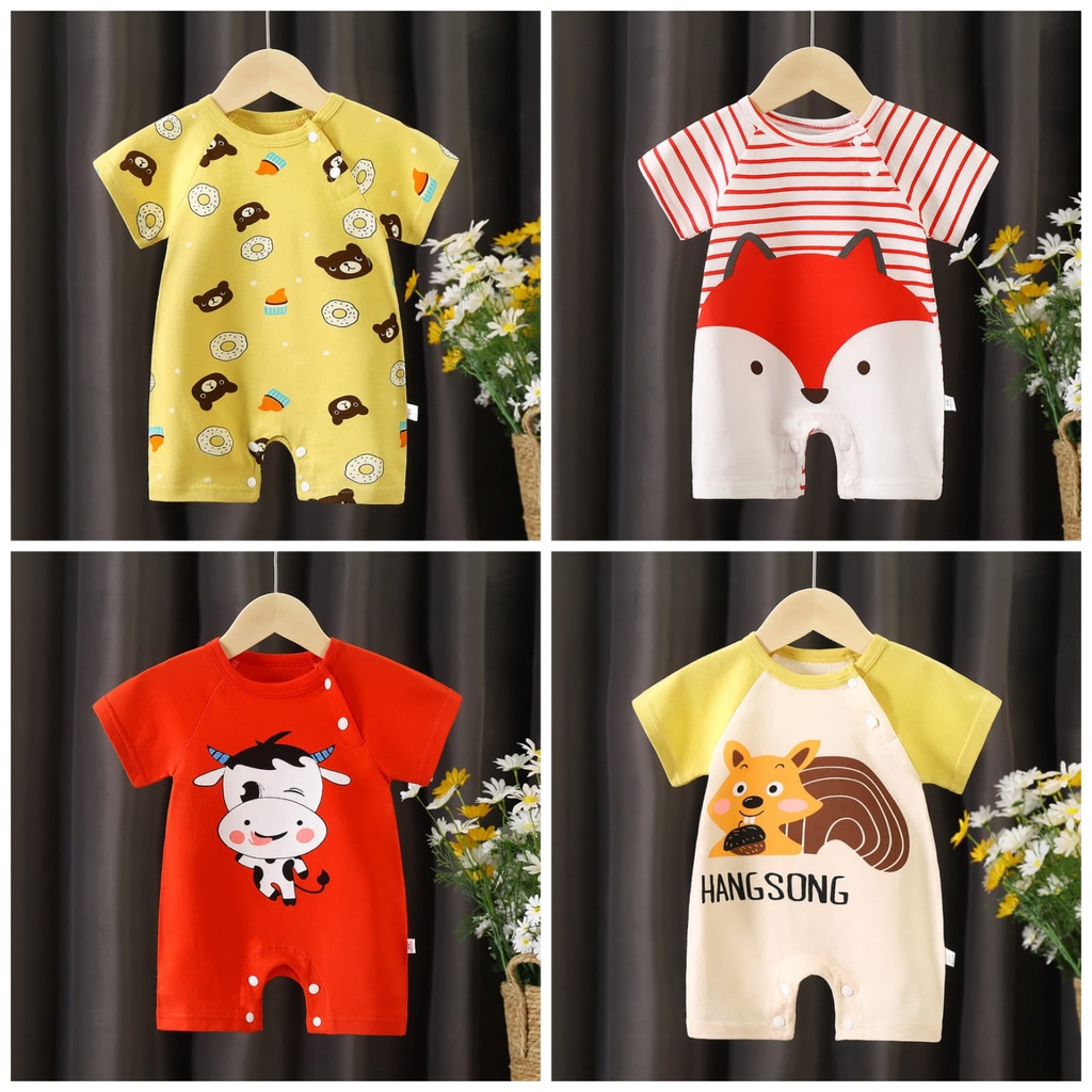 LittleAaron JUMPER IMPORT PENDEK BQ baju bayi imut lucu jumper bayi pendek import