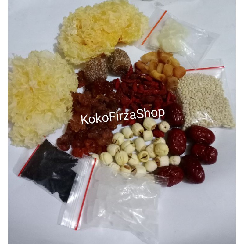 

Peach Gum Paket Complete (Besar) 300 Gram 11 Macam Termurah