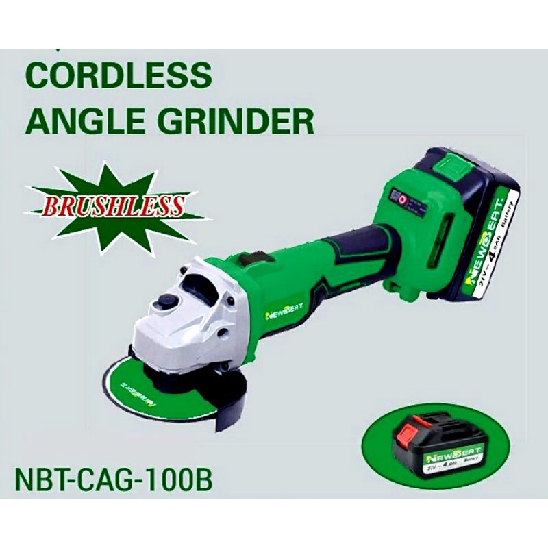 Gerinda Cordless Baterai Angle Grinder New Beat 21V