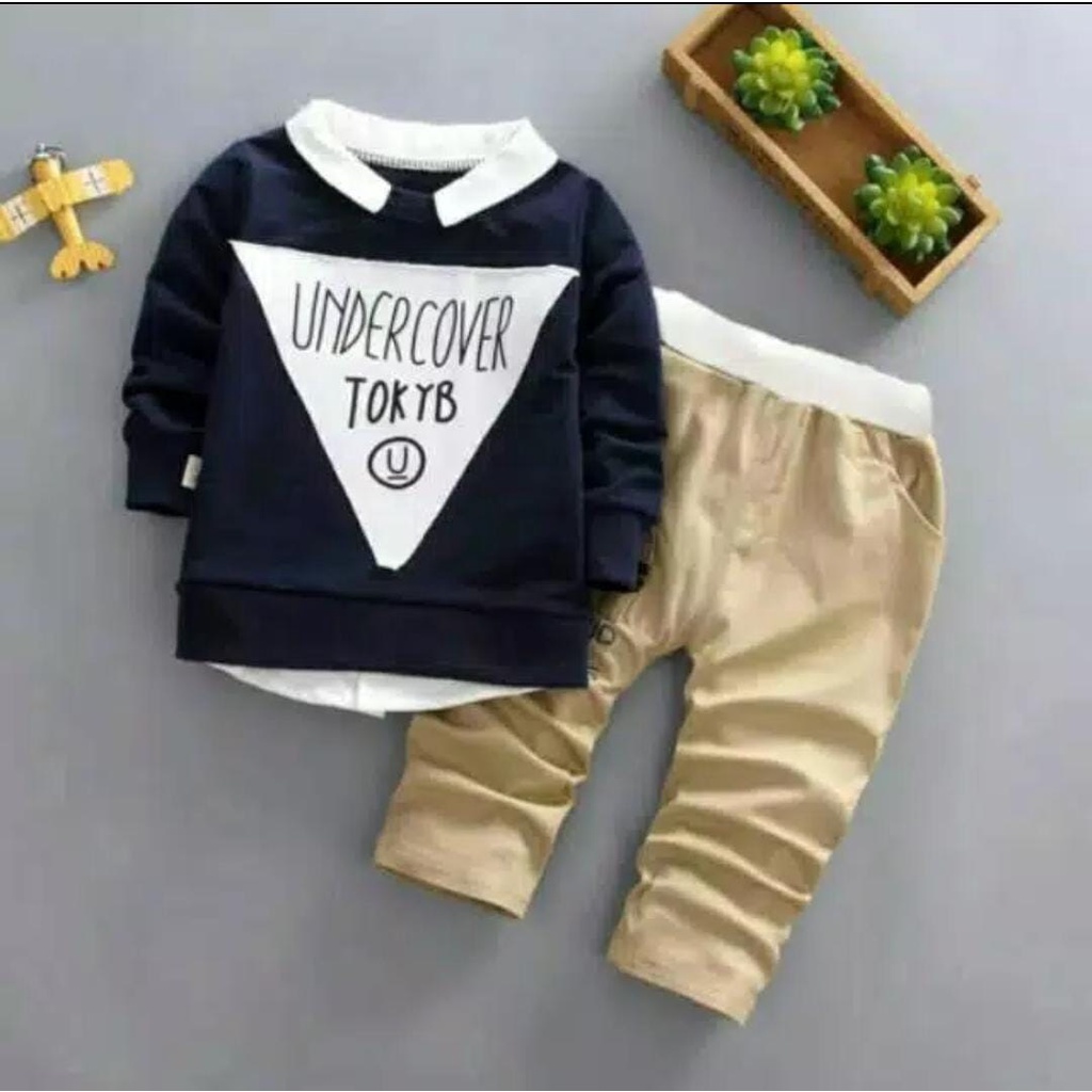 BO - SETELAN UNDERCOVER / FASHION ANAK / SETELAN ANAK LAKI-LAKI