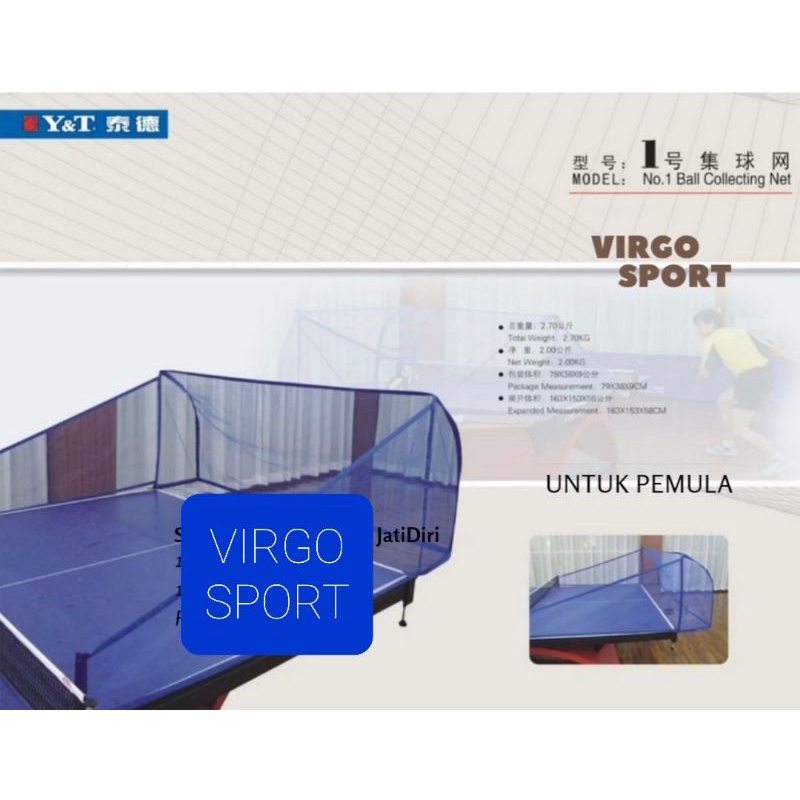 Jaring robot tenis meja YnT jaring robot pingpong Y&T