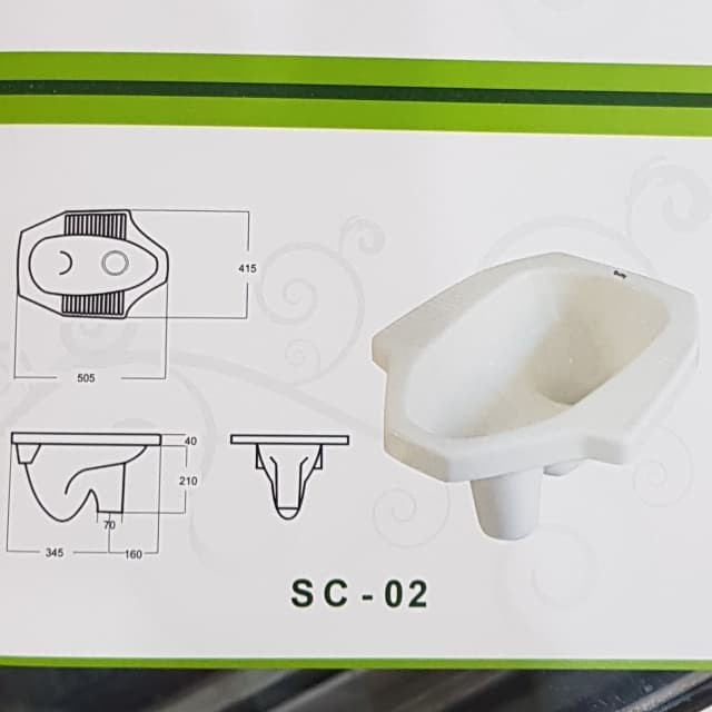 kloset jongkok corong duty / kloset jongkok lantai 2 duty