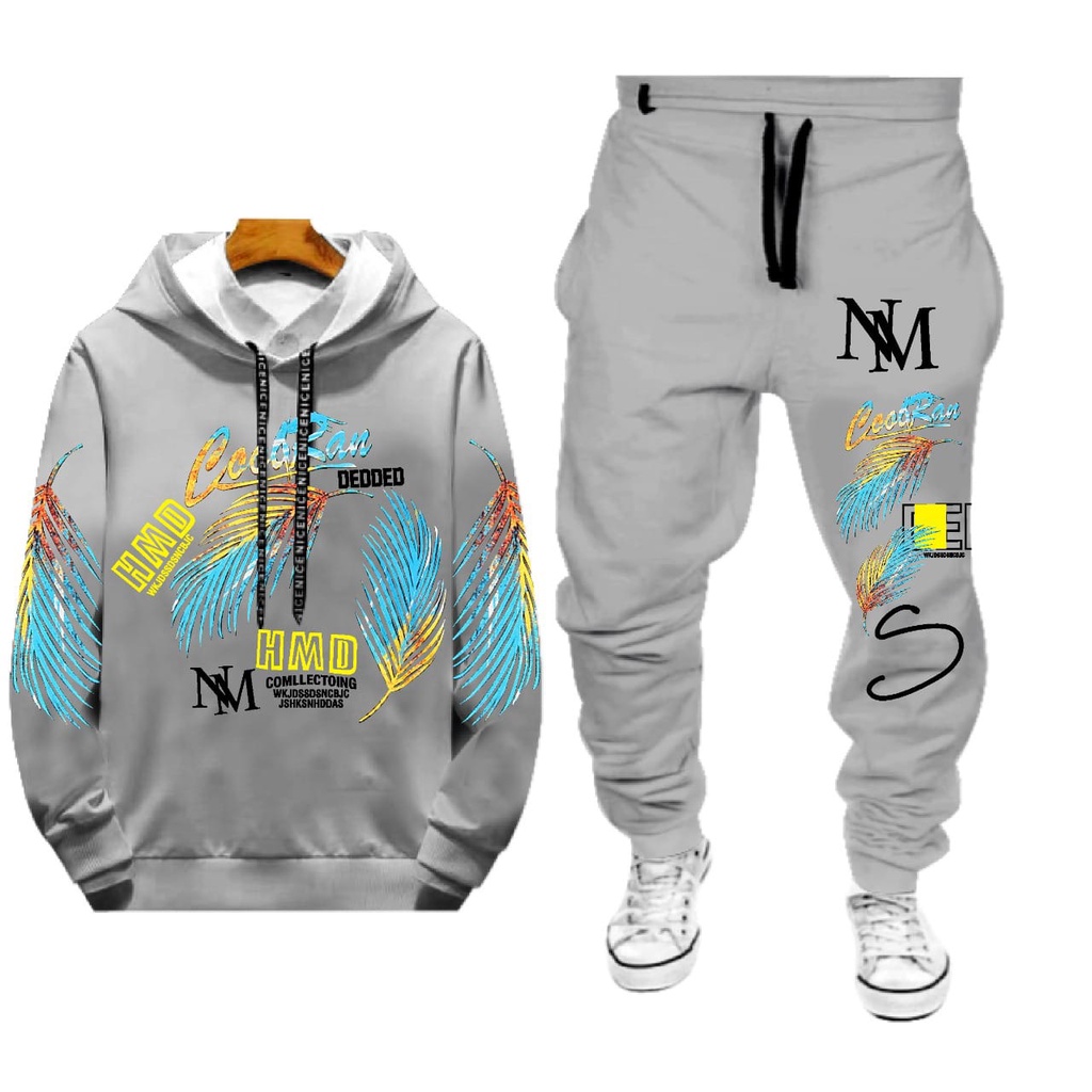 N_S Stelan 1paket Sweater Panjang+Celana Jogger WILD V2