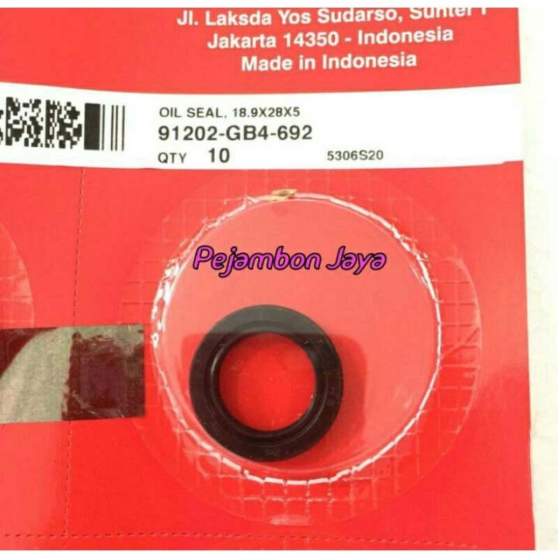 91202GB4692 OIL SEAL 18.9X28X5