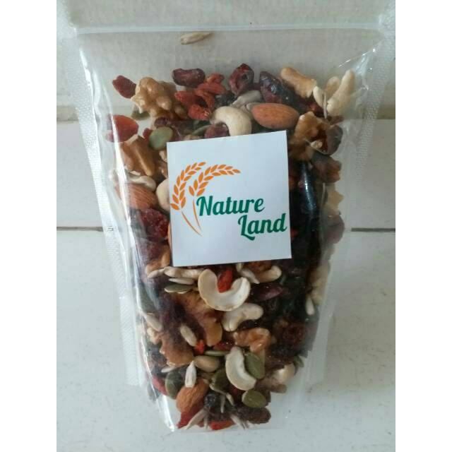 

Raw Trail Mix Nuts & Fruits 300 Gr