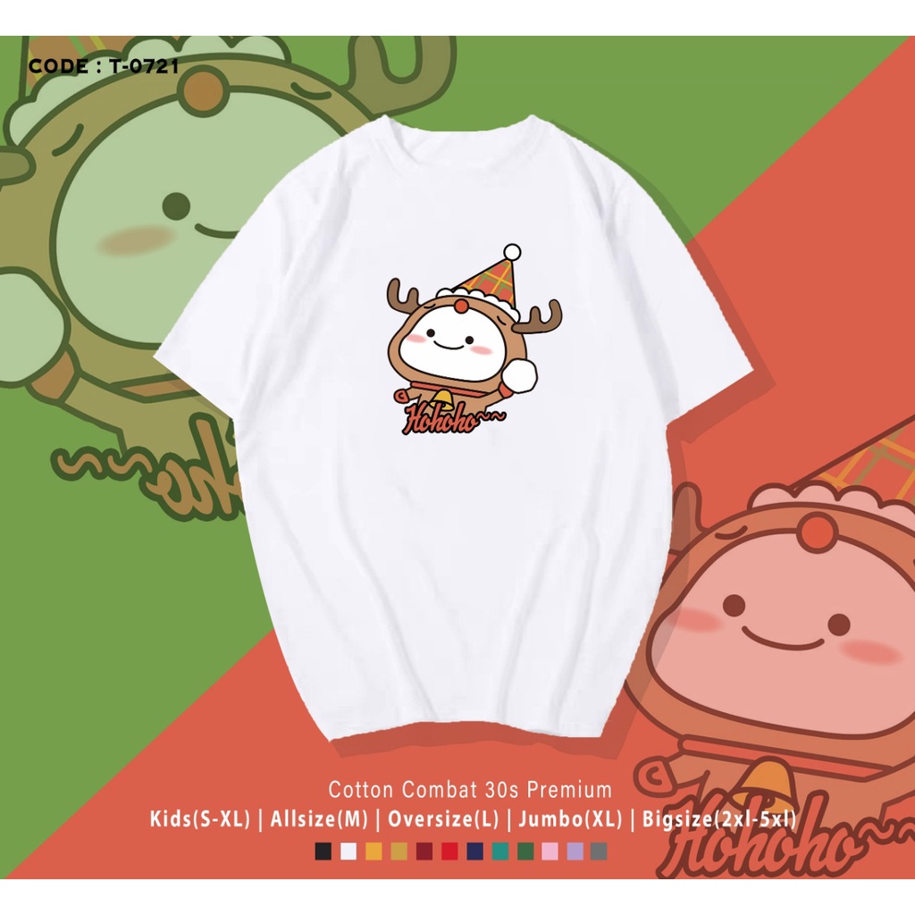 FREE CUSTOM NAMA - T-SHIRT / KAOS CHRISTMAS EDITION / PENTOL XMAS / KADO NATAL / CUSTOM