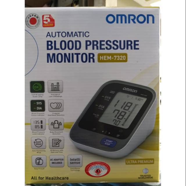 Ready stok Tensi Digital Omron Hem-7320 Ultra Premium / Tensi Digital Omron / Omron 7320 / Omron