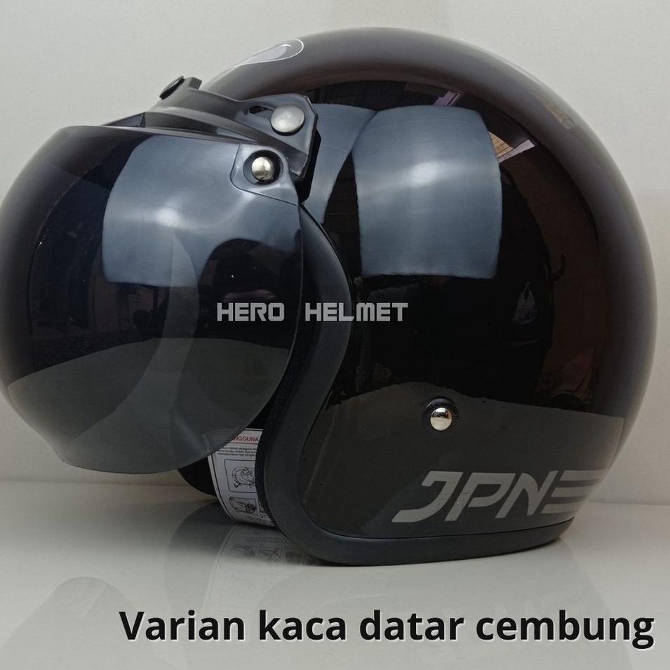 Paling Disukai.. Helm Bogo JPN ARC Kaca Datar Kaca Cembung Original