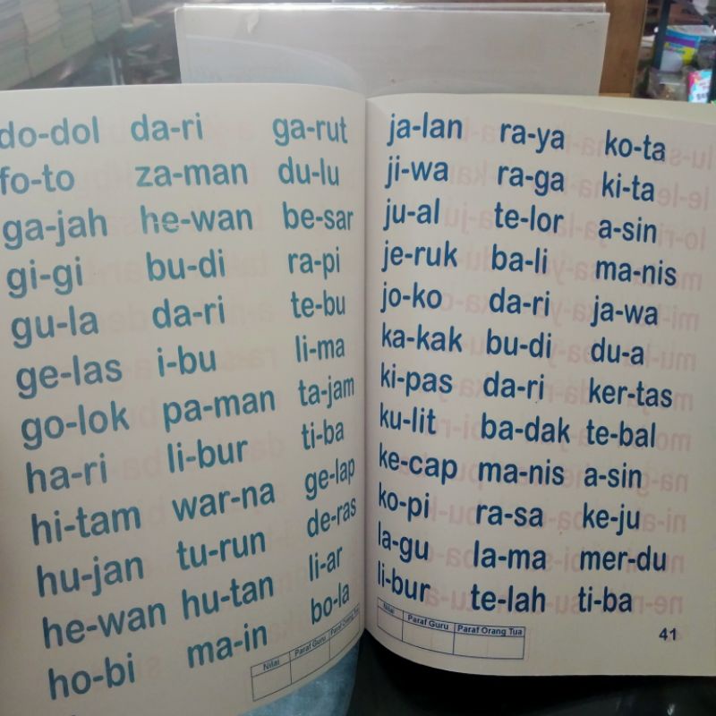 buku metode kilat 30 hari jago membaca 64 halaman (21×30cm)