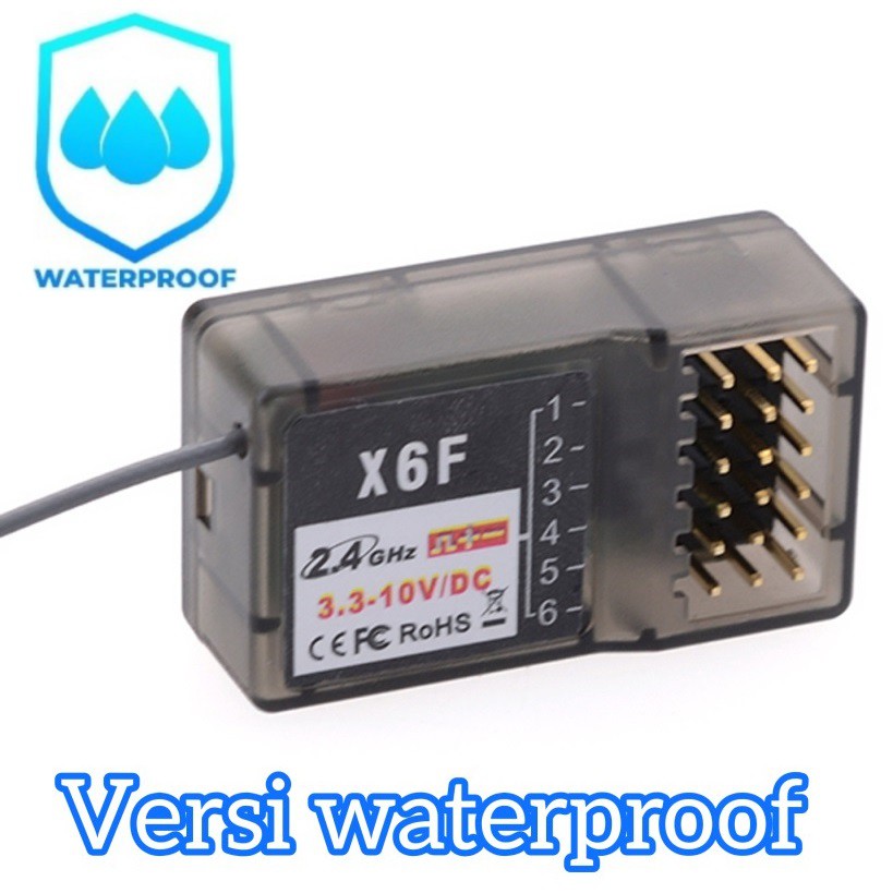 DumboRC X6F 2.4G 6CH Waterproof Receiver for X6 X4 X5 Transmitter
