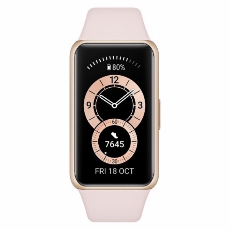 Smartwatch Huawei smart band 6 Garansi Resmi Huawei Indonesia Amoled Display Alt Miband 6 Fit Sport-Pink