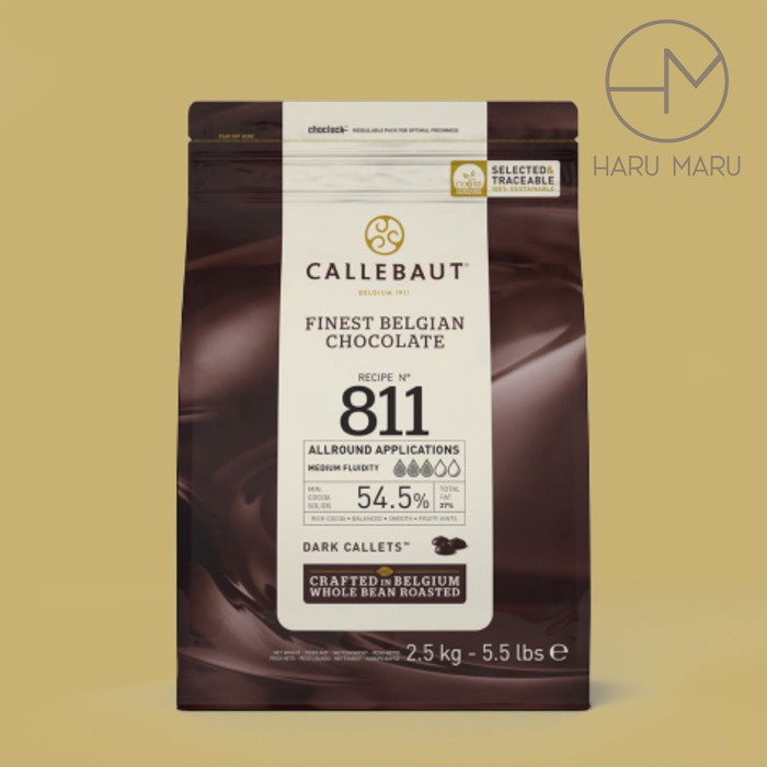 

Produk Terbaru - Cokelat Callebaut Dark Chocolate 54% Kemasan 2,5Kg