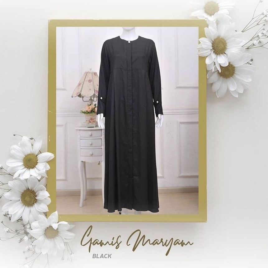 Maryam Gamis  syari polos