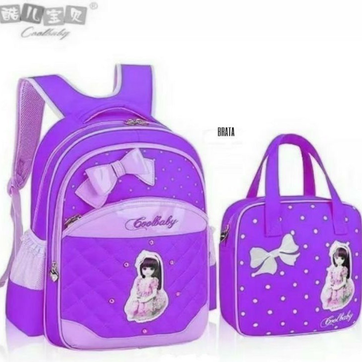 MOEZHA TAS _ TAS RANSEL ANAK PEREMPUAN MOTIF (BALQIS) TAS SEKOLAH ANAK CEWEK TK SD BAHAN KANVAS DINIER