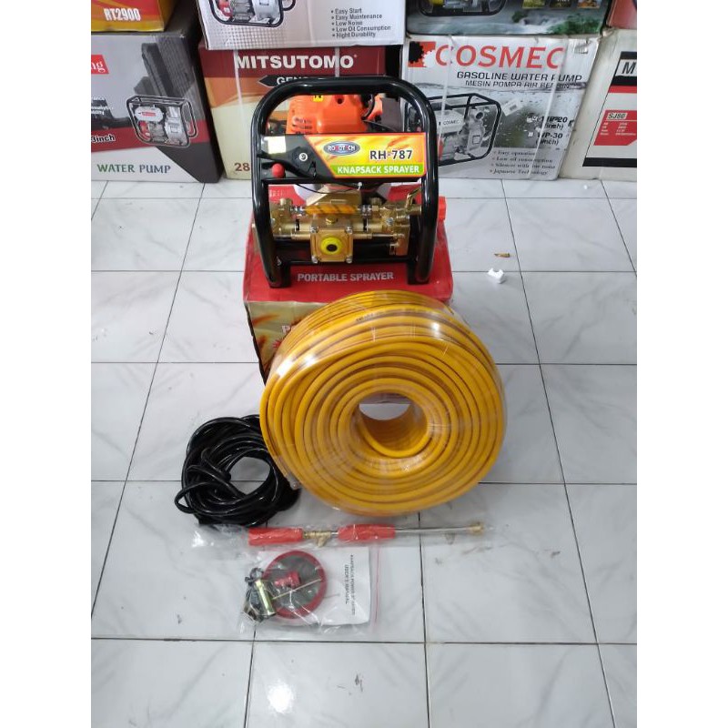 Mesin Steam Portable 2tak (787) + Selang 100m