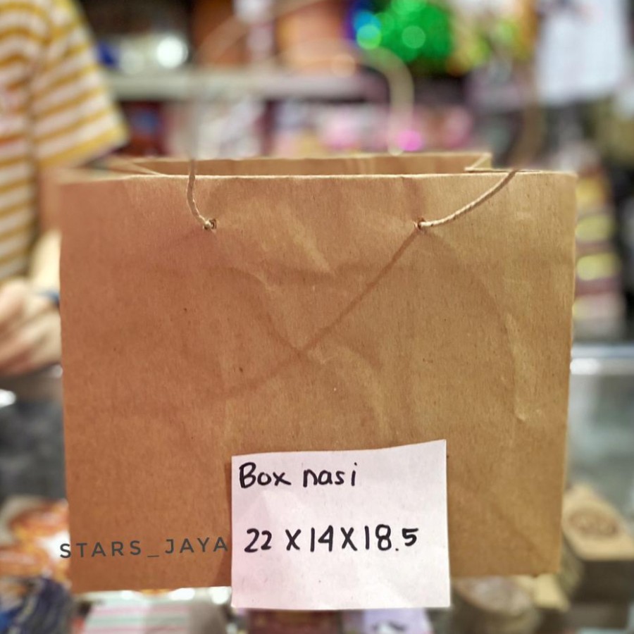 

Paper Bag box Nasi / paper bag coklat