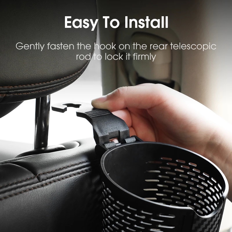 Holder Penyimpanan Botol Minum / Handphone Multifungsi Untuk Belakang Jok Mobil