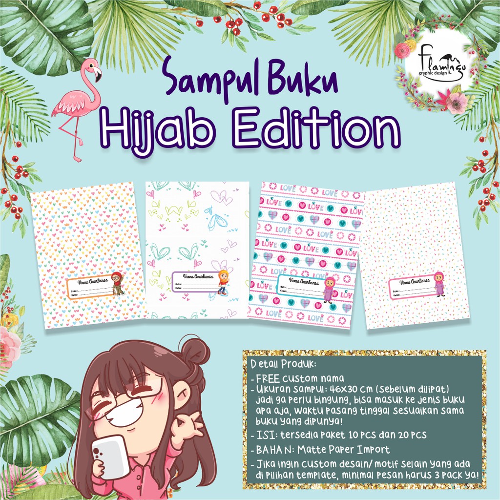 

SAMPUL BUKU ANAK EDISI HIJAB MUSLIM SHOLEHAH FREE BONUS CUSTOM NAMA ANAK