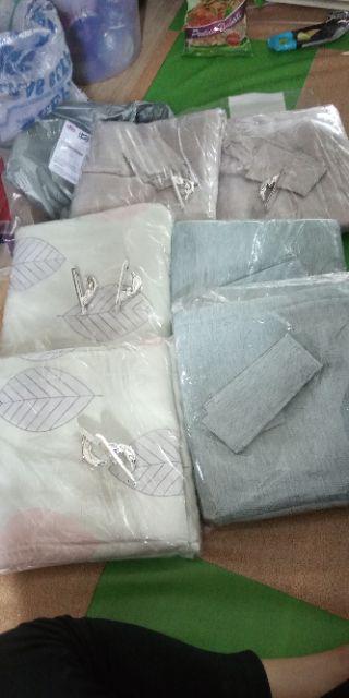 Gorden Blackout 12 Lubang Smokring L100xt200 Gorden Jendela Gorden Pintu