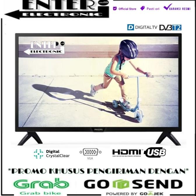 [ Promo ] Philips Led Tv 32Pht4002 - Tv Led 32 Inch Digital Tv Usb 32Pht4002S/70 - Drone Kamera Dan 