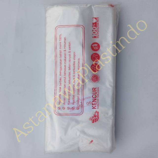 1 Pak Kantong Pe Kencur Merah Ukuran 12x25 Plastik Es Bening Tahan Minyak Santan Setengah Kilo Shopee Indonesia