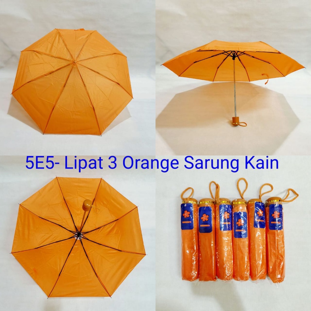 PAYUNG LIPAT PROMOSI POLOS HANDLE LIST SAKURA 5E1-5E9