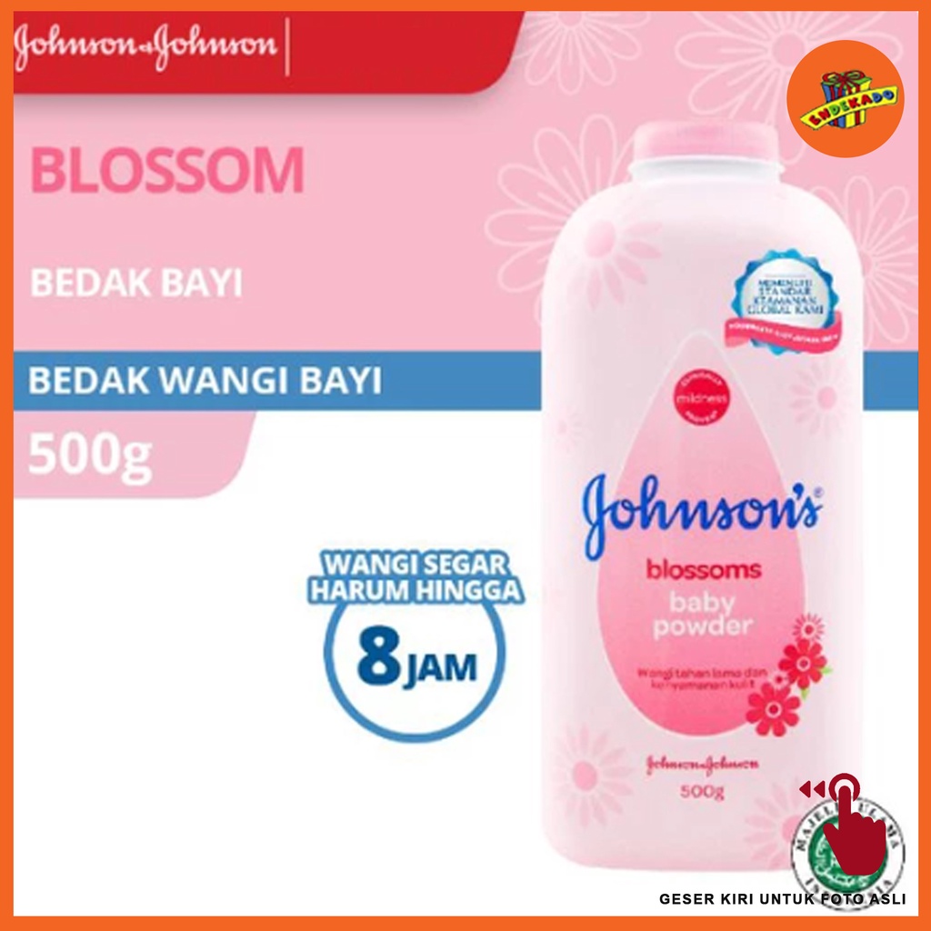 JOHNSON'S BLOSSOMS BABY POWDER 500g - Bedak Bayi