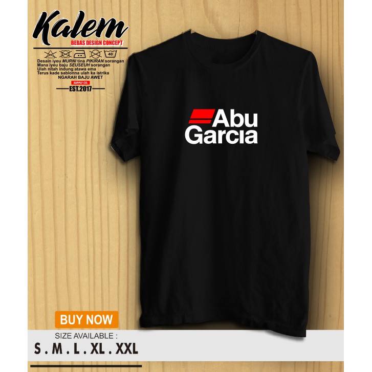Kaos Baju Mancing Abu Garcia Logo Kaos Mancing KLMC