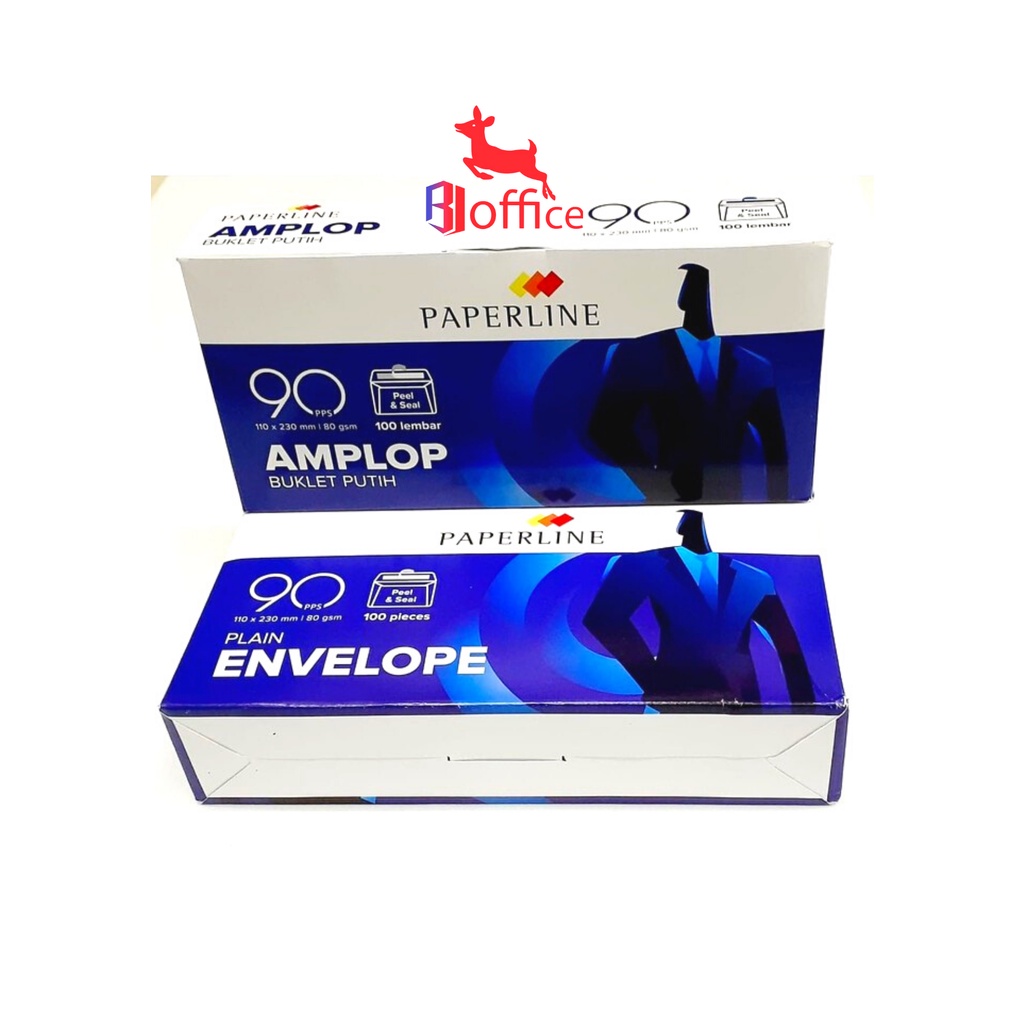 

H7Y Amplop Putih 90 PPS Paperline PPL Peel Seal Lem Strip Perekat Segel Buklet