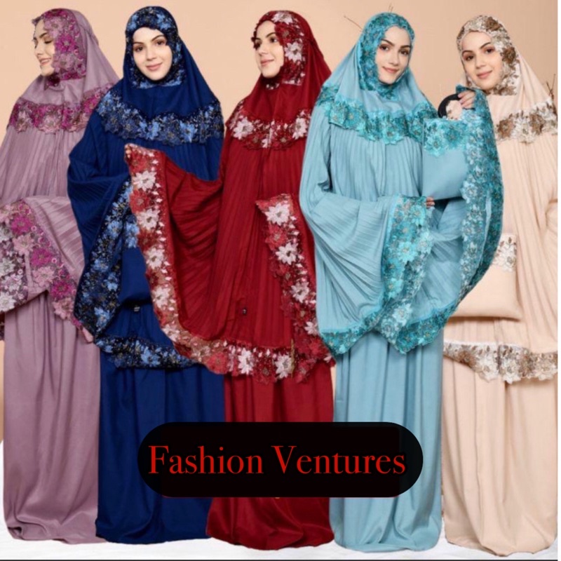 MUKENA DEWASA PREMIUM | PLISKET | RENDA MANIK