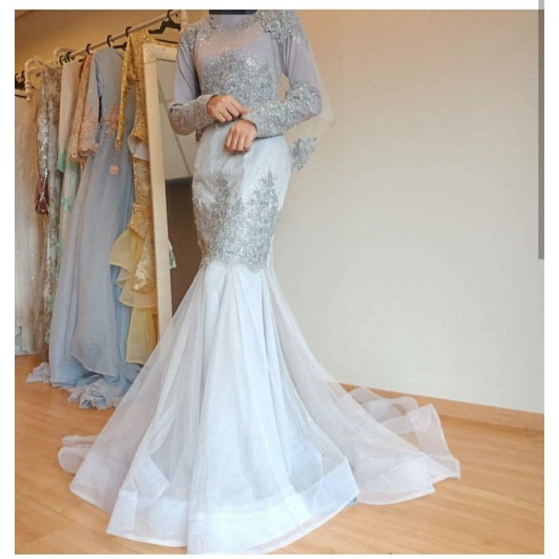 wedding dress/wedding dress duyung/wedding dress duyung muslim