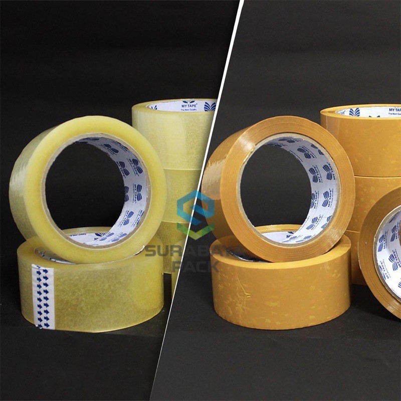 

Lakban Bening & Coklat (OPP Tape) 90 yard & 100 yard