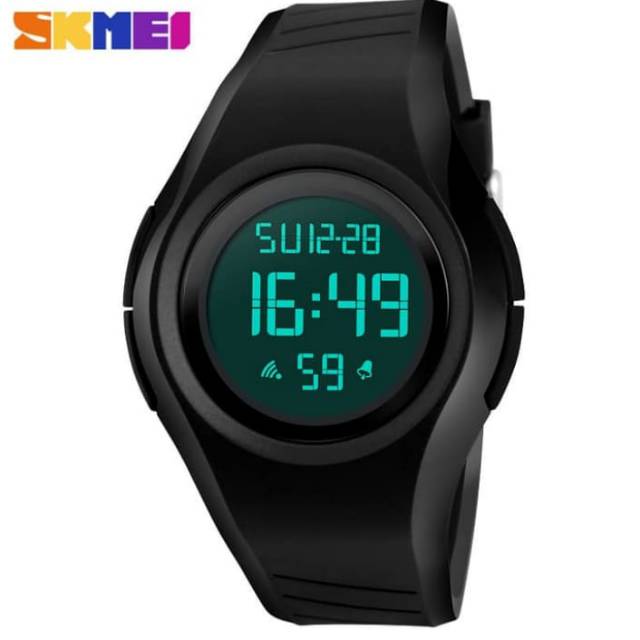 JAM SPORT SKMEI DIGITAL SKMEI PREMIUM _1269 FUL HITAM STRAP RUBBER WATER PROFF ORIGINAL SIMPLE DAN ELEGAN BAYAR DI TEMPAT