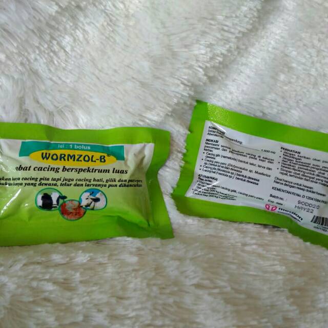 Jual Wormzol B Obat Cacing Sapi Kambing Domba Kerbau Cacing Pita Tapi ...