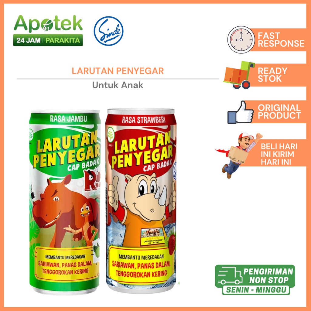 

Larutan Penyegar Cap Badak Rasa Jambu/ Strawberry Untuk Anak