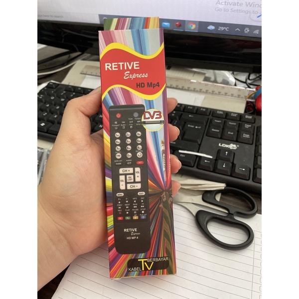 REMOTE REVEIVER HD MP4 TV KABEL BERBAYAR INDOVISION DLL RETIVE EXPRESS