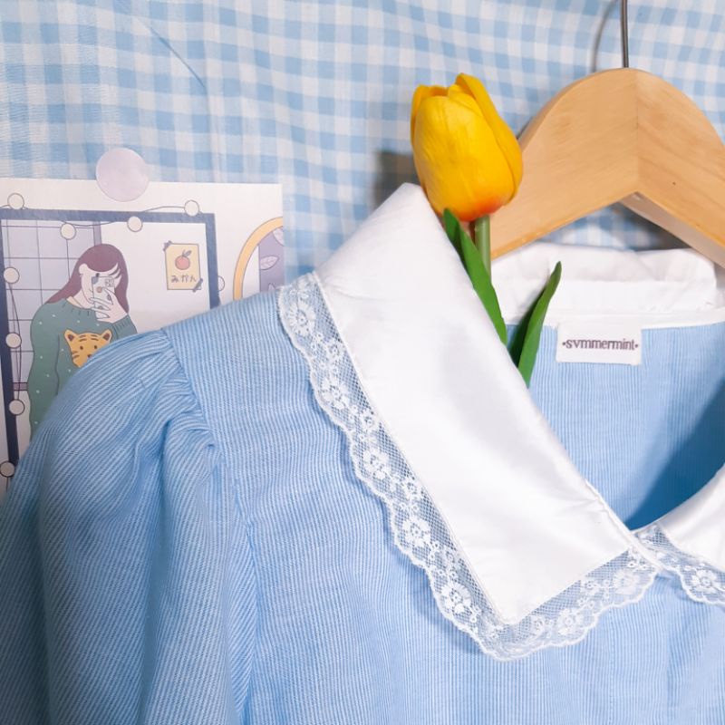 Mina 민아 Top | Atasan Korea | Korean Blouse | Korean Style