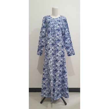 Gamis Katun Jumbo Motif Abstrak, Bahan Katun Jepang