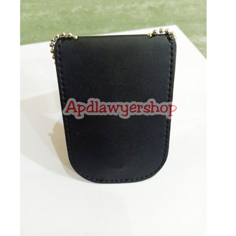 

[KODE 8QHFJ] Dompet KTA Dompet Kalung Lencana Dompet Name Tag Id Card Dompet Kartu plus Kalung Kulit Magnet Bagus