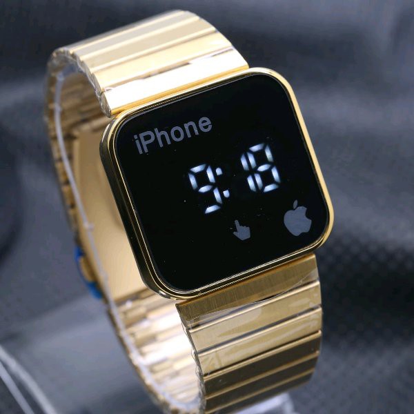 Jam tangan pria wanita iPhone Watch digital