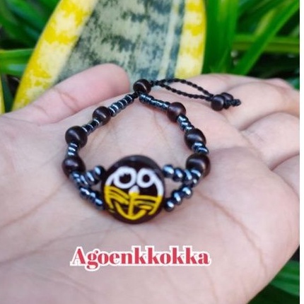 Gelang doraemon manik anak hitam kokka kaokah