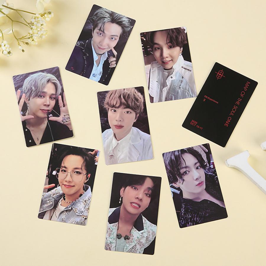 7pcs Kartu Foto KPOP BTS MAP OF THE SOUL ONE Untuk Koleksi