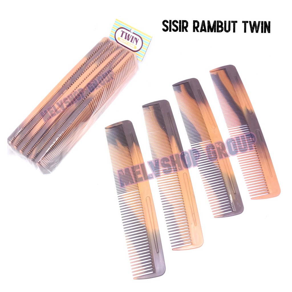 SISIR RAMBUT TWIN LURUS / SISIR TWIN COKLAT / BEAUTY COMB-3