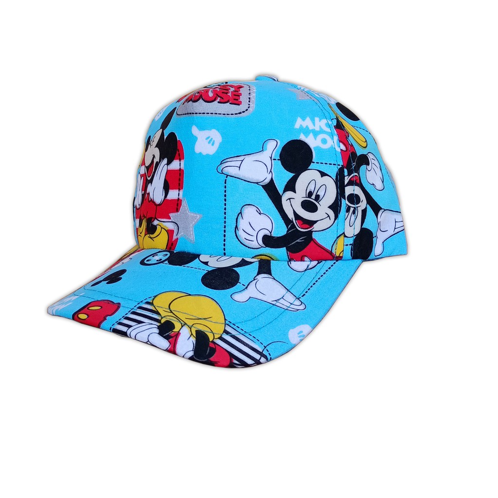 Topi Anak Sablon Sublim Karakter Mickey Mouse / Topi Anak Karakter Mickey mouse-7