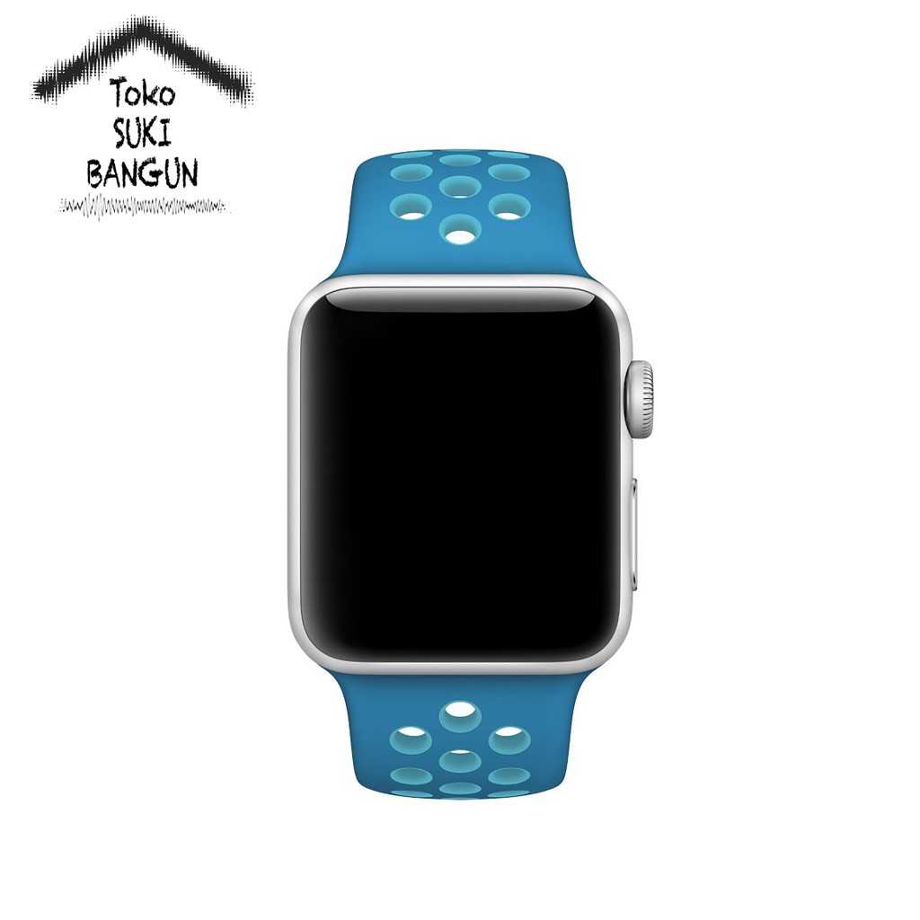 Strap Apple Watch Series 8 7 6 5 4 3 2 1 41mm 40mm 38mm TALI JAM Rubber SPORT BREATHABLE NEW MODEL