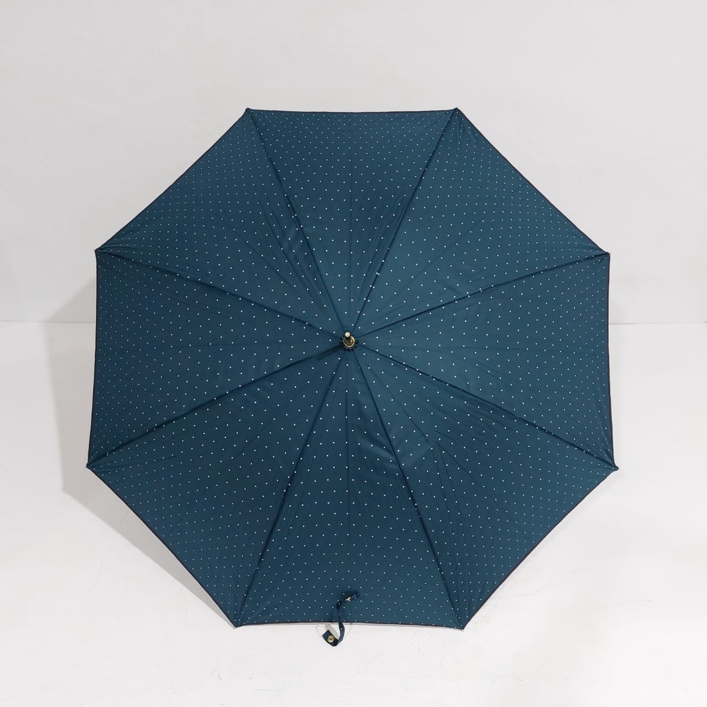 TERBARU! Payung Panjang Gagang J Motif Polkadot / Payung Fashion Jepang