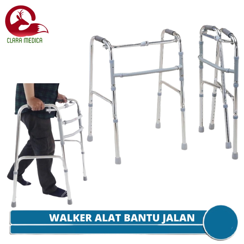 Cod Walker Tanpa Roda Lipat Sella / Tongkat Bantu Jalan / Walker Standard Onemed sella Onehealth