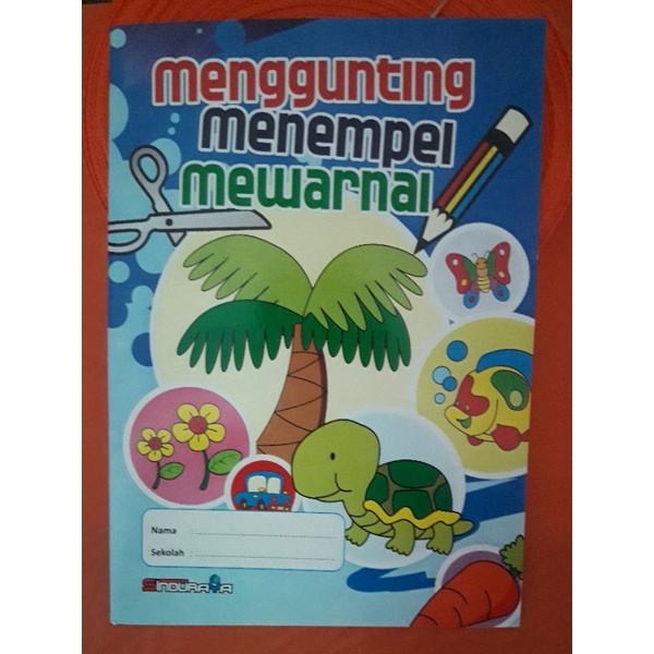 Jual MENGGUNTING MENEMPEL DAN MEWARNAI | Shopee Indonesia