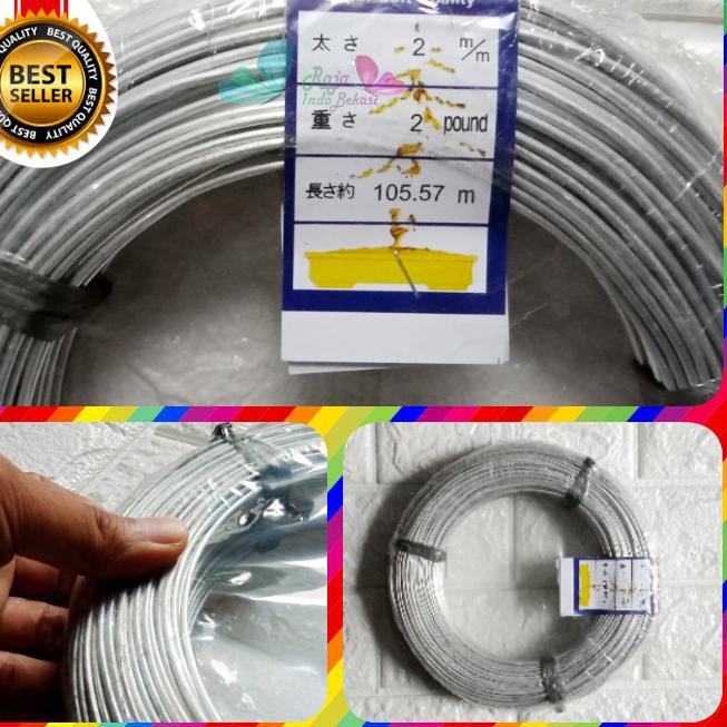 Jual Kawat Bonsai Eceran Ukuran 2mm Harga Per 1 Meter Kab