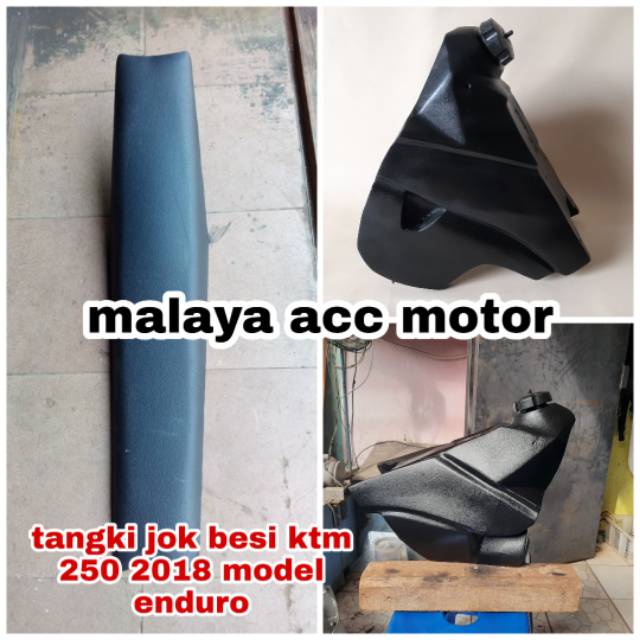 Tangki jok trail besi ktm 250 2018